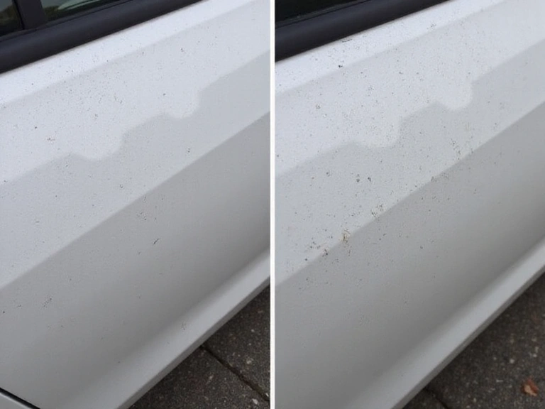Auto vor der Lackaufbereitung