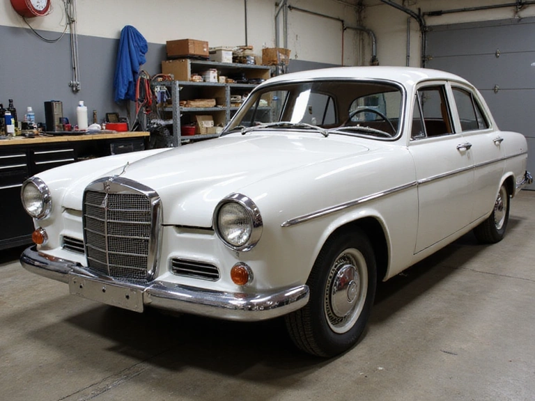 Karosseriearbeiten an einem Oldtimer